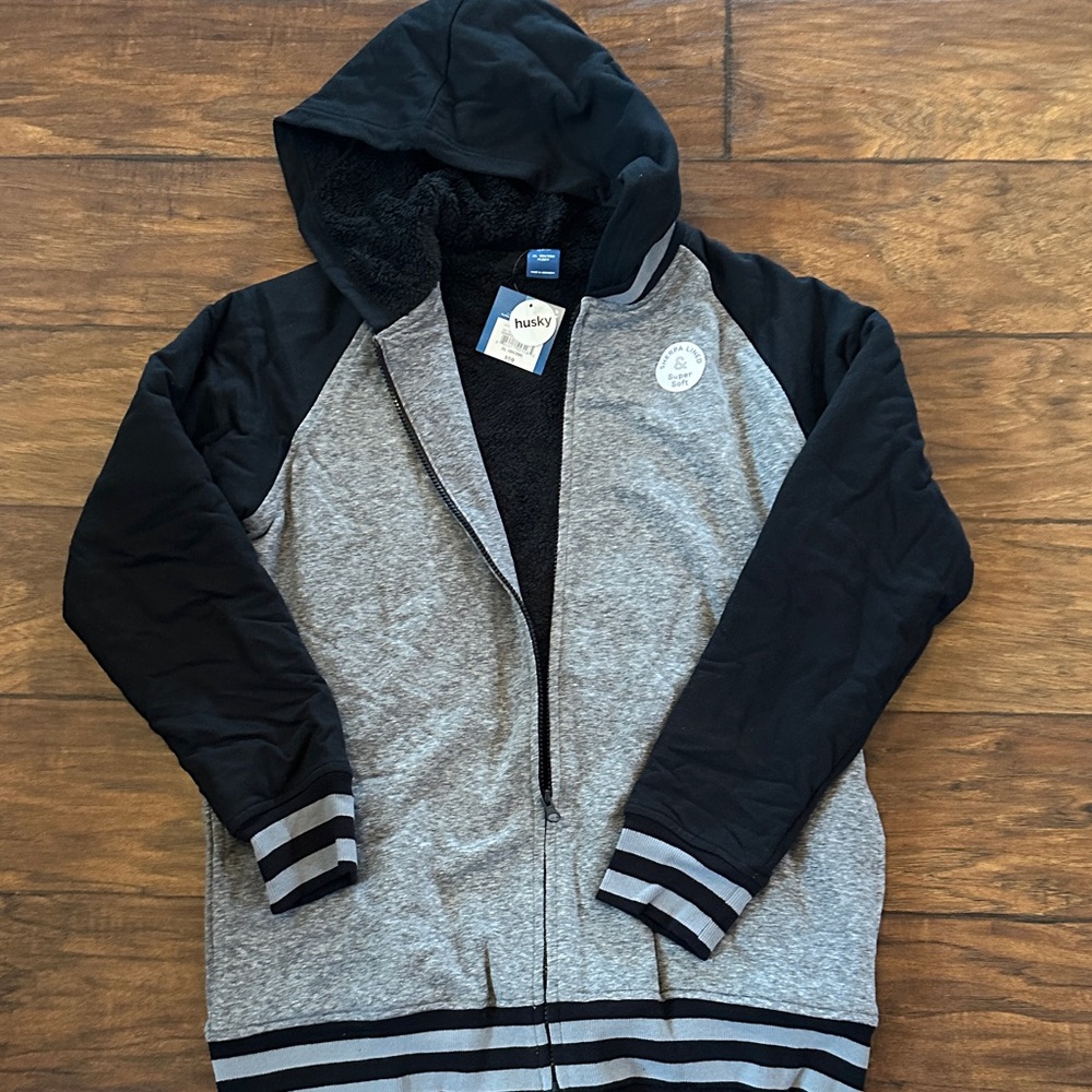Arizona Jean Company Black and Gray Boy Hoodie